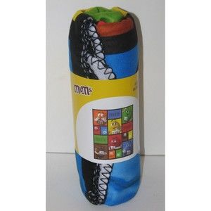 M&Ms Candy Brand Fleece Blanket BRAND NEW